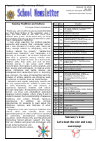 R７学校便り　２月号 Eng.pdfの1ページ目のサムネイル