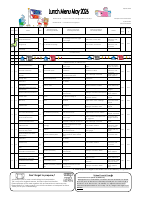 R8.5lunch menu(ENG).pdfの1ページ目のサムネイル