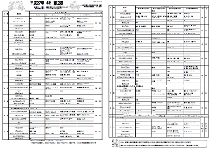 献立表画像